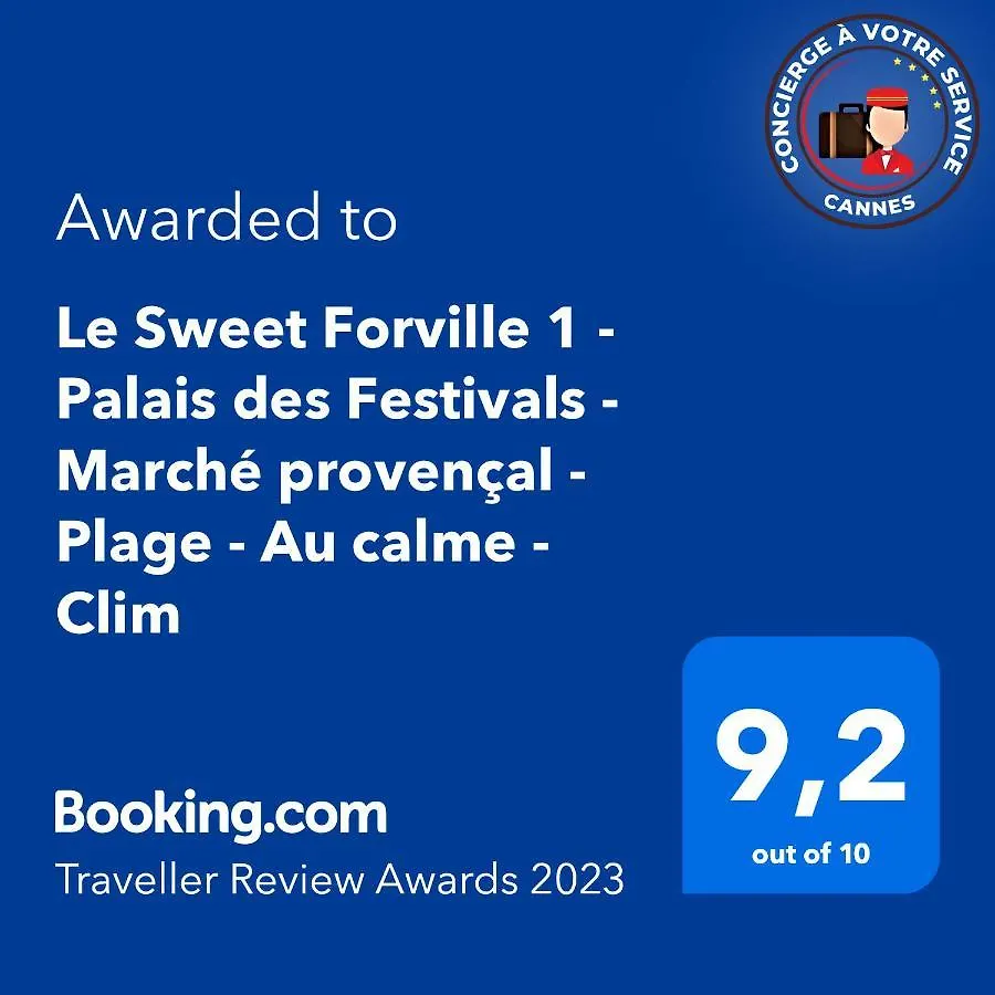 Le Sweet Forville 1 - Palais Des Festivals - Marche Provencal - Plage - Au Calme - Clim Cannes Apartment